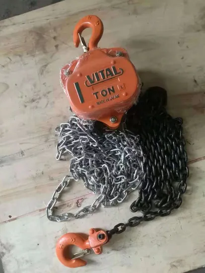 VT Heavy-Duty 10-Ton Manual Chain Hoist Pulley Block