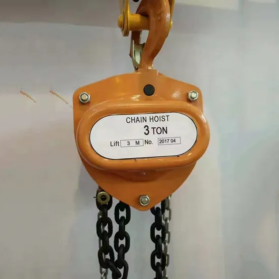 VD/CB Type Chain Pulley Block, 3-5 Ton with G80 Chain