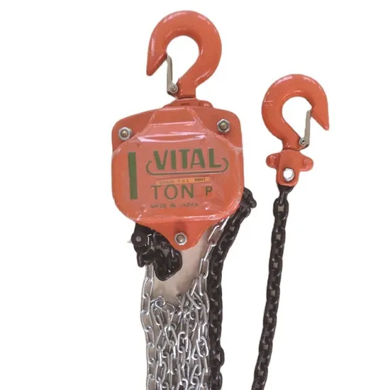 VT Heavy-Duty 10-Ton Manual Chain Hoist Pulley Block